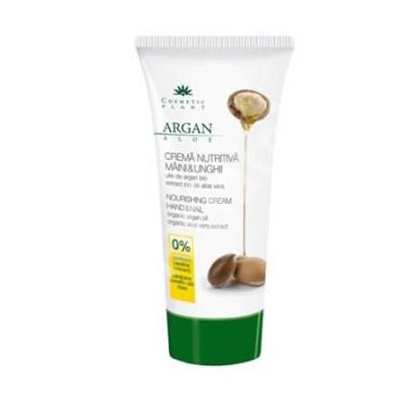 Crema maini si unghii cu ulei de argan si extract de aloe vera 100ml - Cosmetic Plant