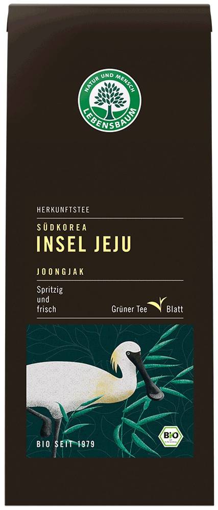 Ceai verde insula jeju – korea de sud eco-bio, 90g lebensbaum