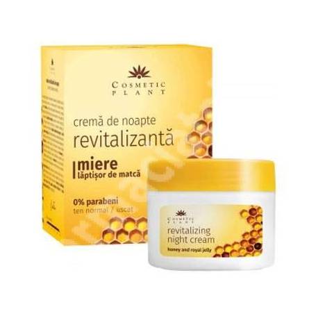 Crema de noapte revitalizanta cu miere si laptisor de matca 50ml - Cosmetic Plant
