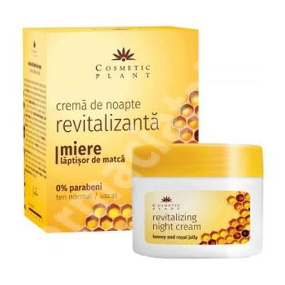 Crema De Noapte Revitalizanta Cu Miere Si Laptisor De Matca 50 Ml - Cosmetic Plant