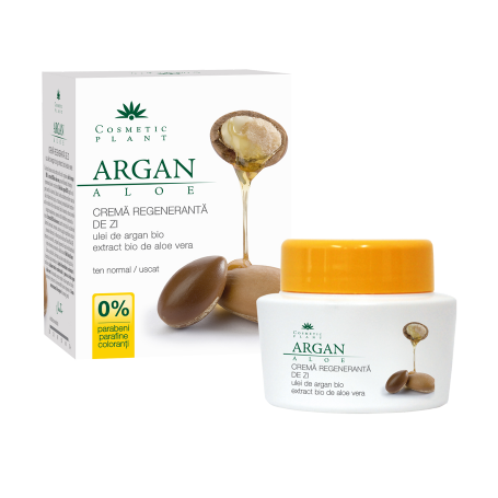 Crema regeneranta de zi cu ulei de argan 50ml - Cosmetic plant