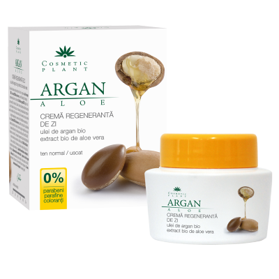 Crema regeneranta de zi cu ulei de argan 50ml - cosmetic plant