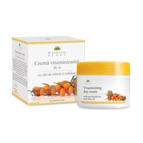 Crema vitaminizanta de zi cu ulei de catina si masline 50ml - Cosmetic plant