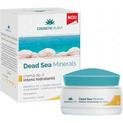 Crema de zi intens hidratanta cu minerale de la marea moarta 50ml - cosmetic plant