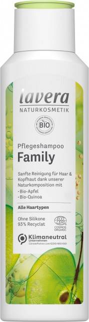 Sampon pentru ingrijire family eco-bio, 250 ml lavera