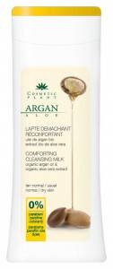 Lapte demachiant reconfortant cu ulei de argan bio 200ml - cosmetic plant