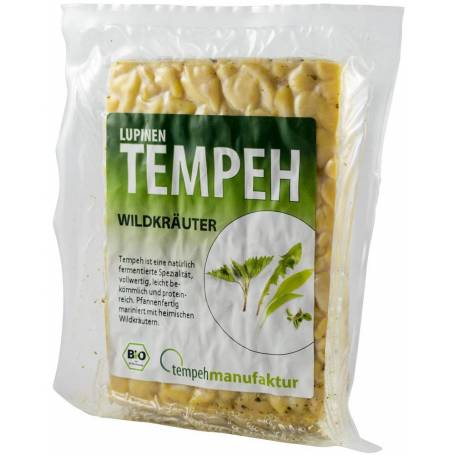 Tempeh din lupin cu ierburi aromatice eco-bio, 170G TEMPEHMANUFAKTUR