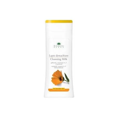 Lapte demachiant cu extract de galbenele si vitaminele A, F si pantenol 200ml - Cosmetic plant