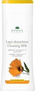 Lapte demachiant cu extract de galbenele si vitaminele a, f si pantenol 200ml - cosmetic plant