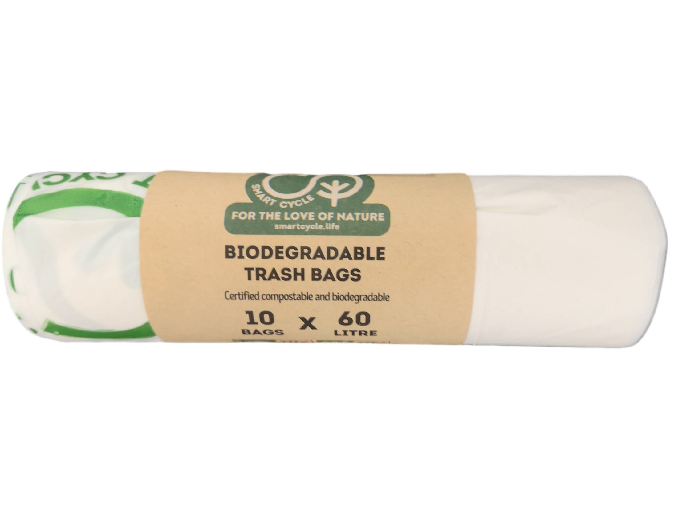 Saci menajeri biodegradabili 60 litri x 10 buc smart cycle