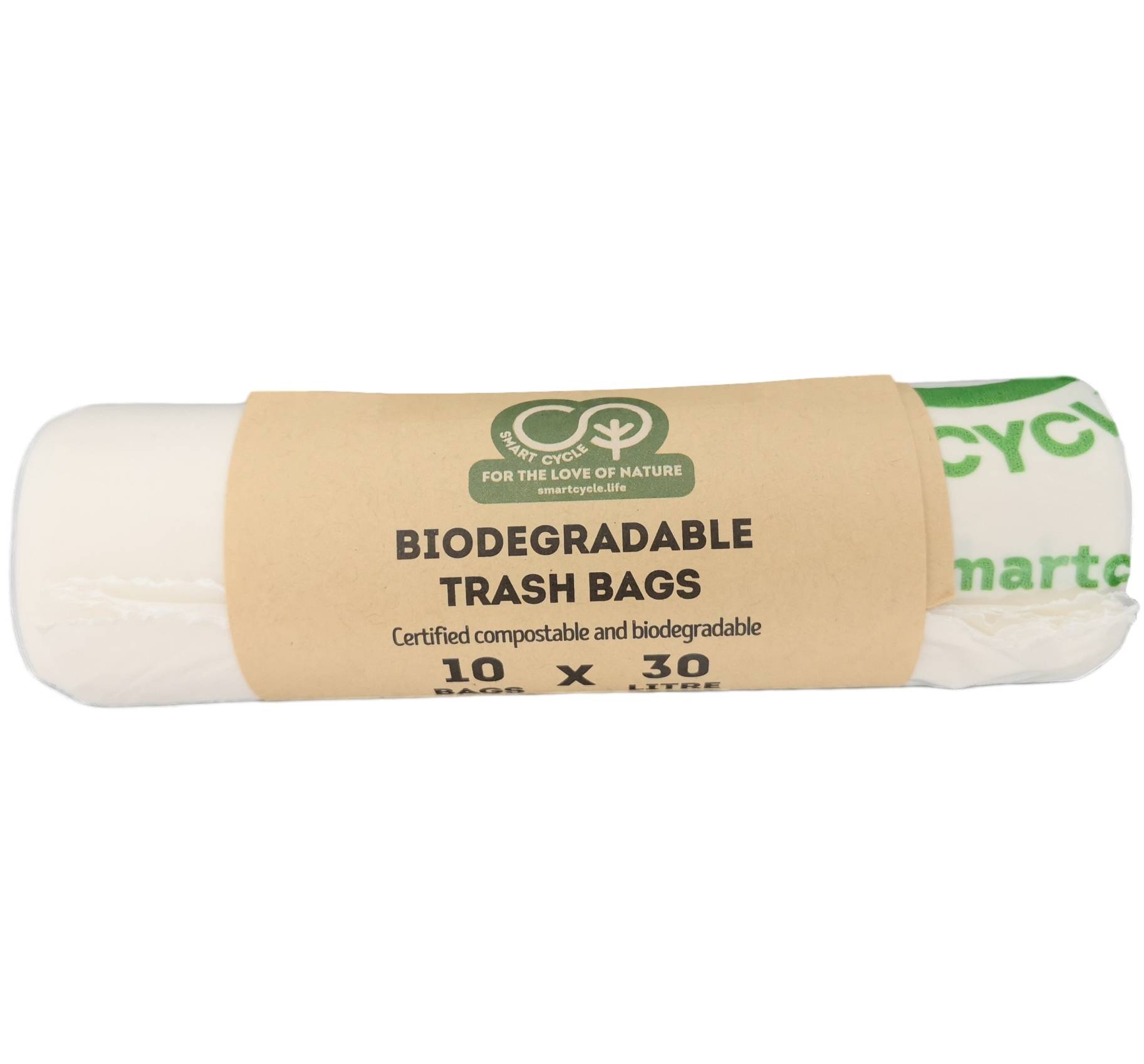 Saci menajeri biodegradabili 30 litri x 10 buc smart cycle