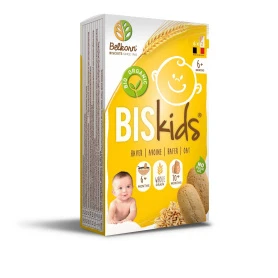 Biscuiti BISKIDS cu ovaz (de la 6 Luni), eco-bio, 120g Belkorn