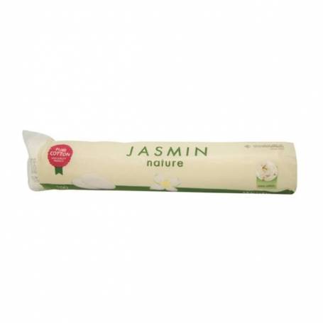 Dischete demachiante din 100% bumbac natural SENSITIVE 100 buc Jasmin Nature