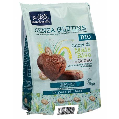 scuiti (vegani, fara gluten) cu cacao, eco-bio, 250g, Sottolestelle