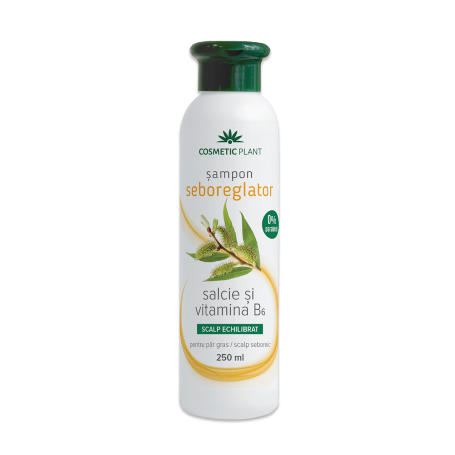 Sampon seboreglator cu salcie alba & complex de vitamine B 250ml - Cosmetic plant