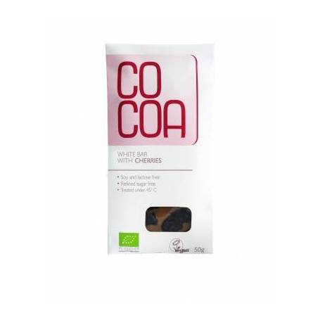 Ciocolata vegan bruta cu cirese, eco-bio, 50g, Cocoa