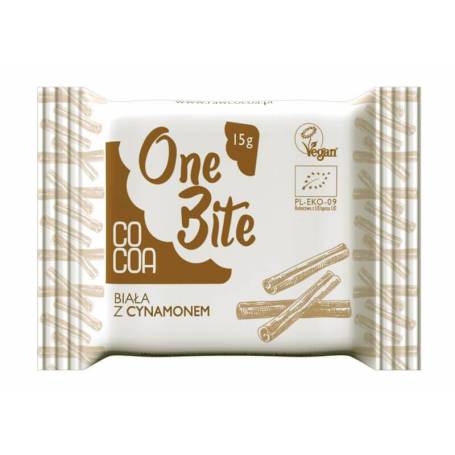 Ciocolata One Bite, scortisoara, eco-bio, 15g, Cocoa