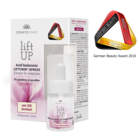 Ser Lift Instant cu Acid Hialuronic - Lift Up 15ml - Cosmetic plant