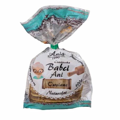 Saratele natur cu ovaz "Reteta Bunicii" eco-bio, 100g, Ania