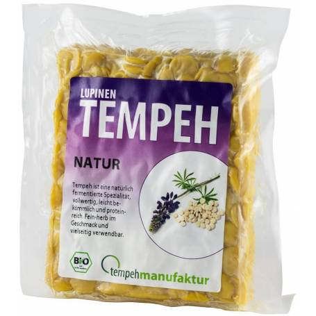 Tempeh natur din lupin eco-bio, 170g TEMPEHMANUFAKTUR