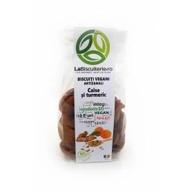 Biscuiti vegani artizanali cu caise si turmeric eco-bio– 140g - LaBiscuiterie