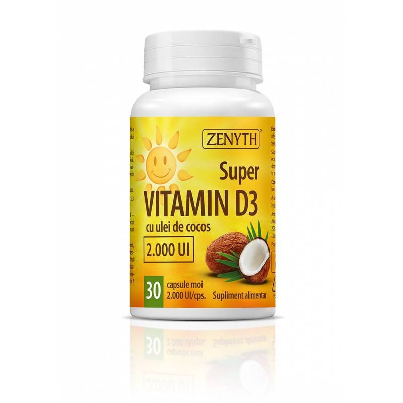 Super VITAMINA D3 - 2000UI - Zenyth