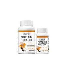 Curcumin si Piperine – 500mg – Zenyth