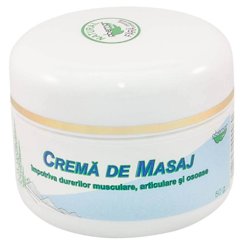 Crema pentru masaj dureri musculare, articulare si osoase, grame, Abemar Med