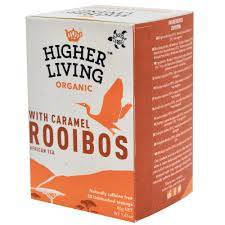 Ceai rooibos si caramel eco-bio, 20 plicuri, higher living