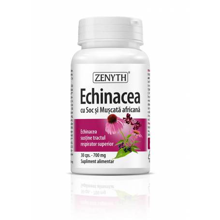 Echinacea cu Soc si Muscara africana 700mg 30 cps - Zenyth