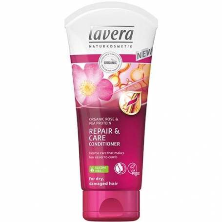 Balsam cu trandafiri pentru par uscat si deteriorat eco-bio, 200ml - Lavera