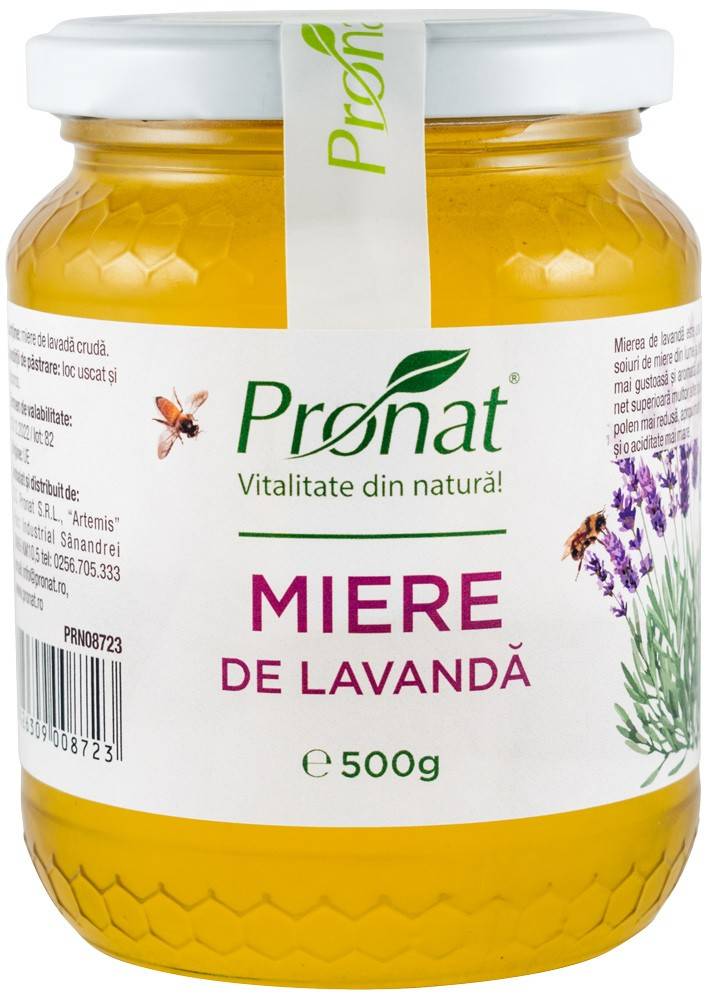 Miere de lavanda, 500g, pronat