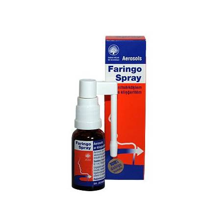Faringo Spray catina si galbenele 20ml - GTS Solution