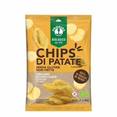 Chipsuri bio din cartofi fara gluten, 40g - PROBIOS