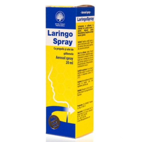 Laringo spray propolis si galbenele 20ml - gts solutions