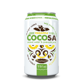 Cocosa Ananas - apa de cocos naturala cu ananas 330ml, Diet Food