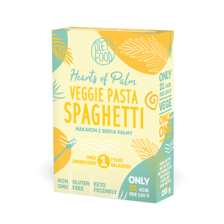 Paste spaghetti din inima de palmier - Vacuum 255g, Diet Food