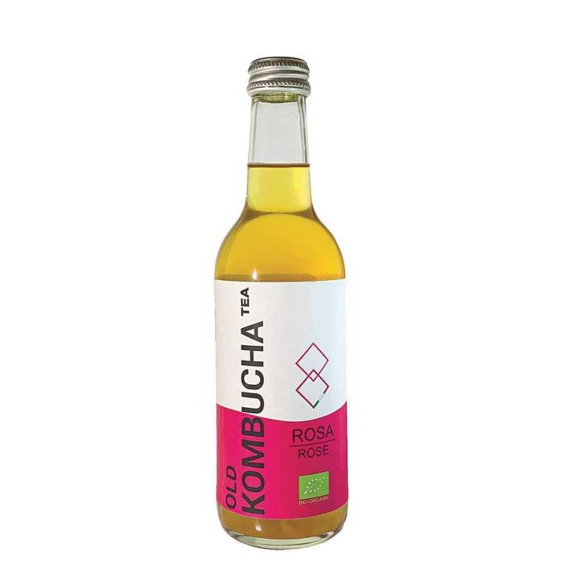 Bautura cu trandafiri, eco-bio, 330ml - Old Kombucha