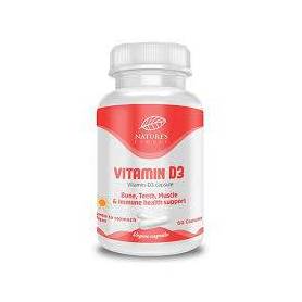 Vitamina D3, 60 cps - Nutrisslim