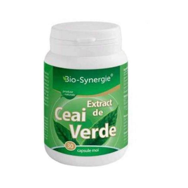 Extract ceai verde, 30 cps - bio synergie