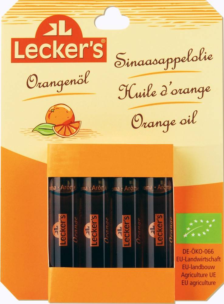 Ulei de portocale eco-bio, 4x2ml - lecker`s