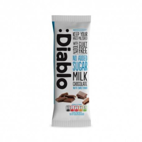 Ciocolata cu lapte fara zahar, 85g Diablo Sugar Free
