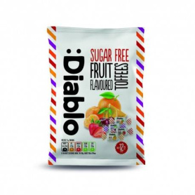 Caramele fara zahar cu aroma de fructe, 75g Diablo