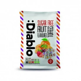 Caramele fara zahar cu aroma de fructe, 75g Diablo
