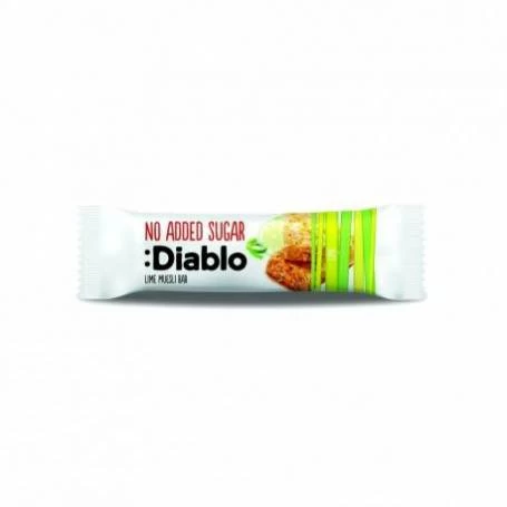 Baton musli fara zahar cu lime, 30g Diablo