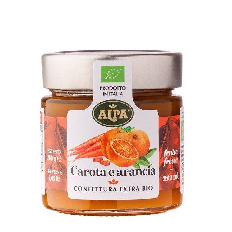 Gem morcovi si portocale eco-bio 130g, Alpa
