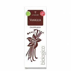Ciocolata neagra raw-vegana cu vanilie, eco-bio 60g - Il Modicano