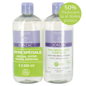 Oferta speciala Apa micelara purifianta, Pure,  2x500ml - Jonzac