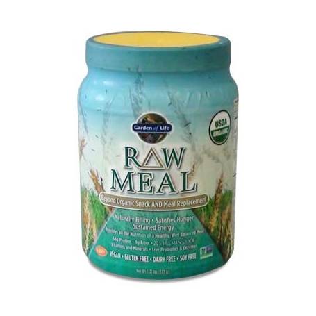 Raw meal - inlocuitor de mas bogat in proteine - orgarnic - 593g - Garden of Life
