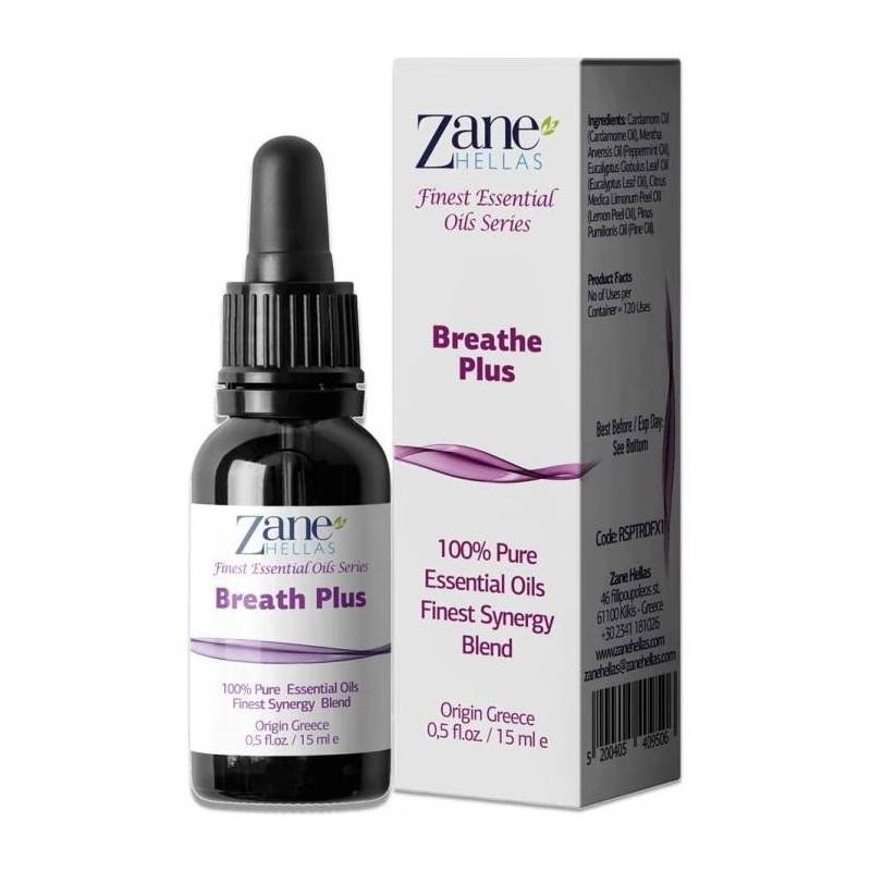 Ulei esential Plus de Respiratie - Breathe Plus 15ml, Zane Hellas
